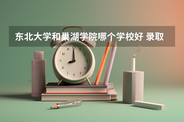 东北大学和巢湖学院哪个学校好 录取分数线对比