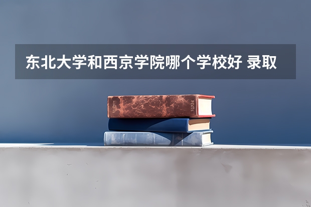 东北大学和西京学院哪个学校好 录取分数线对比