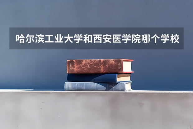 哈尔滨工业大学和西安医学院哪个学校好 录取分数线对比