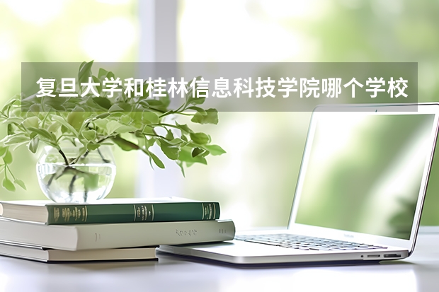 复旦大学和桂林信息科技学院哪个学校好 录取分数线对比