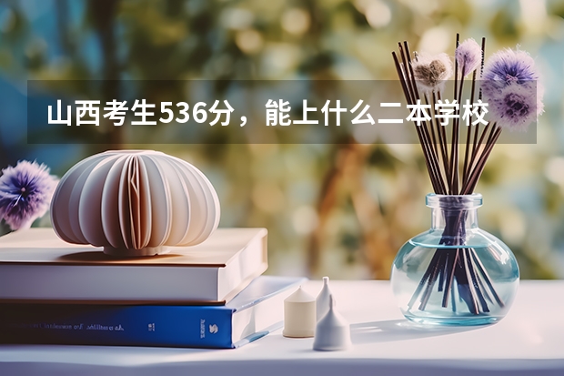 山西考生536分,能上什么二本学校?