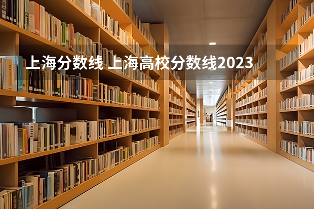 上海分数线 上海高校分数线2023年公布