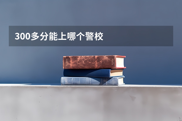 300多分能上哪个警校
