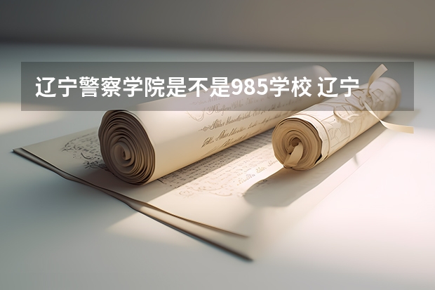 辽宁警察学院是不是985学校 辽宁警察学院有哪些王牌的专业