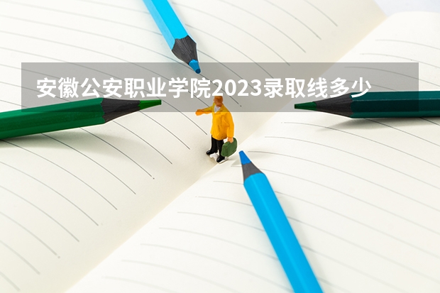 安徽公安职业学院2023录取线多少