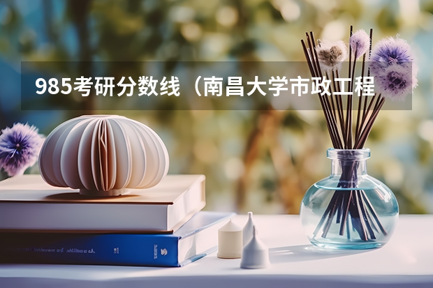 985考研分数线（南昌大学市政工程考研分数线）