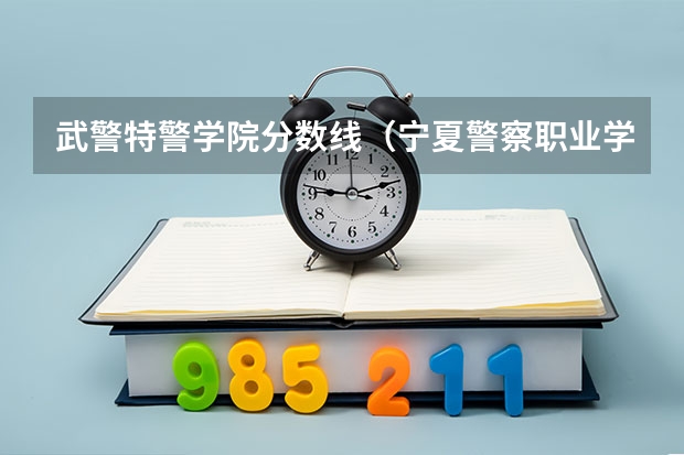武警特警学院分数线（宁夏警察职业学院公安类专业录取分数）