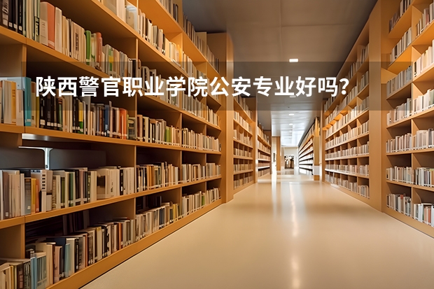 陕西警官职业学院公安专业好吗？
