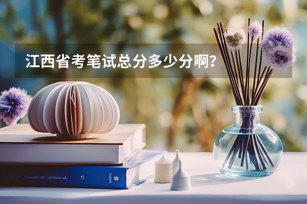江西省考笔试总分多少分啊？