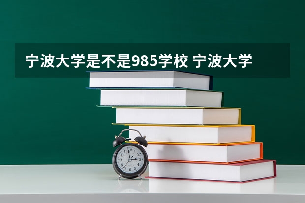 宁波大学是不是985学校 宁波大学有哪些王牌的专业