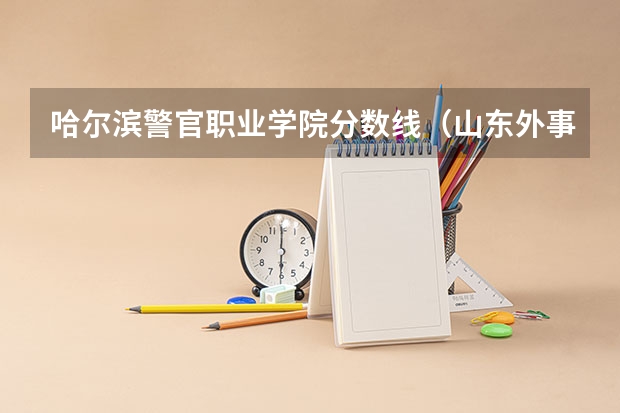 哈尔滨警官职业学院分数线（山东外事职业大学录取分数线）