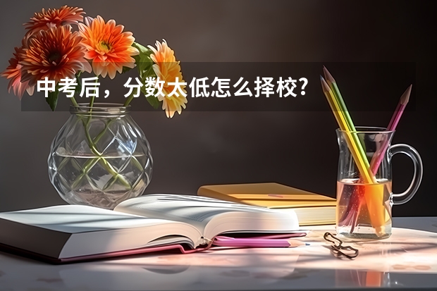 中考后,分数太低怎么择校?