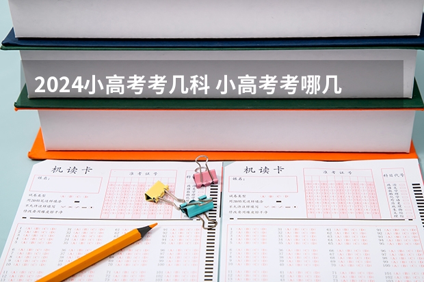 2024小高考考几科 小高考考哪几门