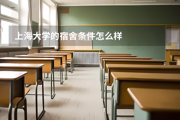 上海大学的宿舍条件怎么样