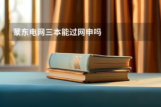蒙东电网三本能过网申吗