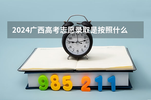 2024广西高考志愿录取是按照什么顺序