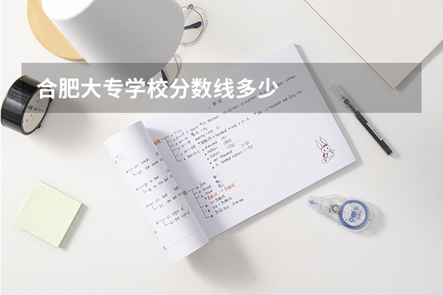 合肥大专学校分数线多少
