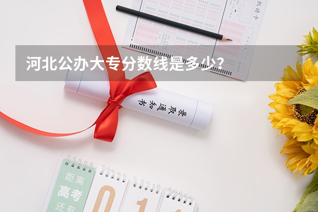 河北公办大专分数线是多少？