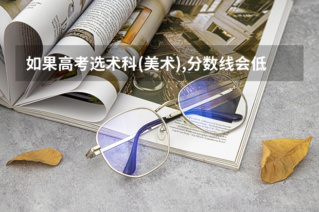 如果高考选术科(美术),分数线会低多少?