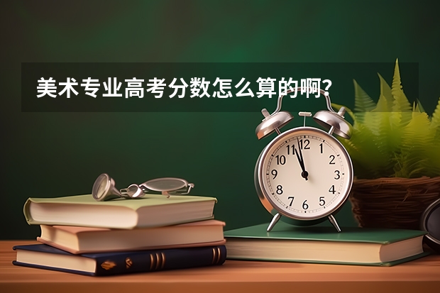 美术专业高考分数怎么算的啊？