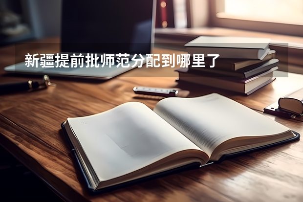 新疆提前批师范分配到哪里了