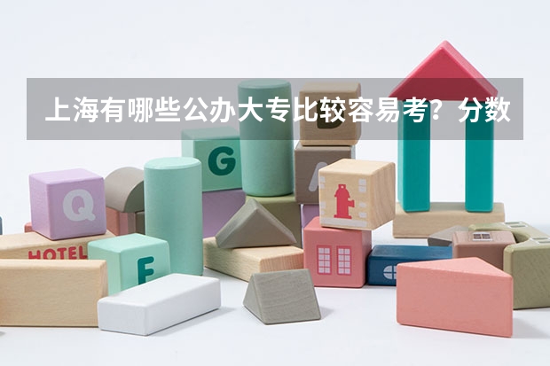 上海有哪些公办大专比较容易考？分数线比较低的？