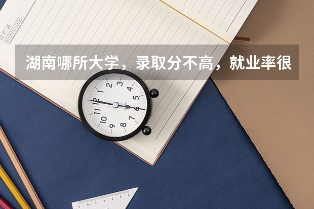 湖南哪所大学，录取分不高，就业率很高？ 湖南省高中600分以上排名