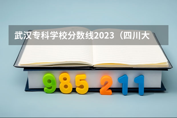 武汉专科学校分数线2023（四川大专院校排名以及录取分数线）