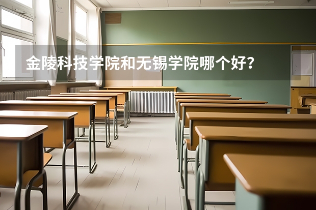 金陵科技学院和无锡学院哪个好？
