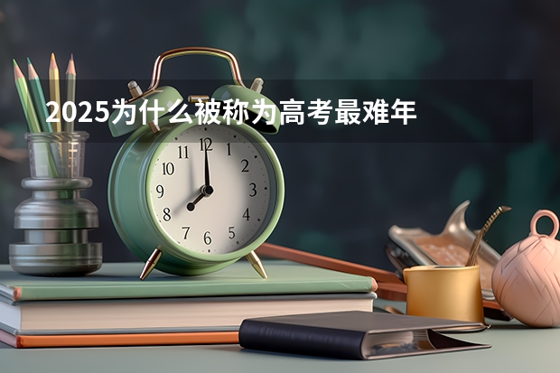 2025为什么被称为高考最难年