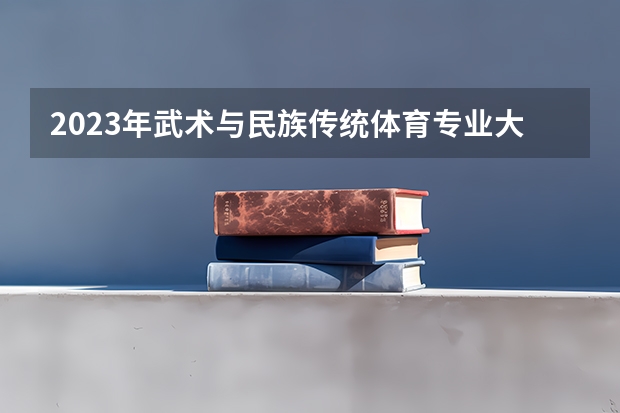 2023年武术与民族传统体育专业大学排名 武术与民族传统体育专业前十名大学
