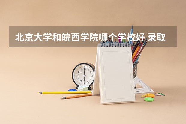 北京大学和皖西学院哪个学校好 录取分数线对比