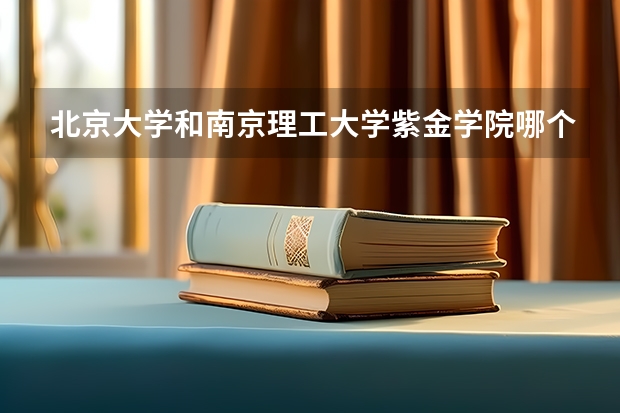 北京大学和南京理工大学紫金学院哪个学校好 录取分数线对比