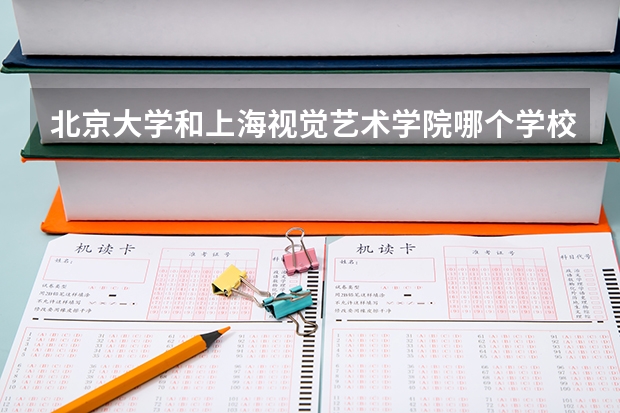 北京大学和上海视觉艺术学院哪个学校好 录取分数线对比